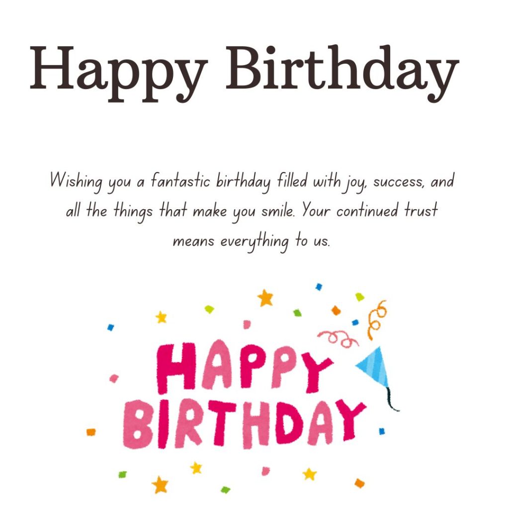 Happy Birthday Images For Customers and Clients-1