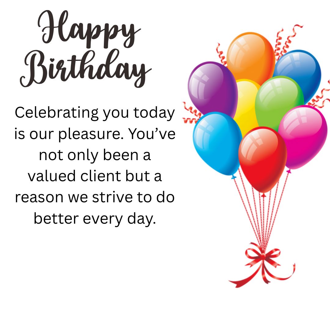 19+ Happy Birthday Images For Customers and Clients