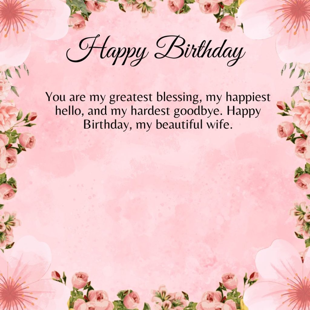 Happy Birthday Wishes For Wife Image-16